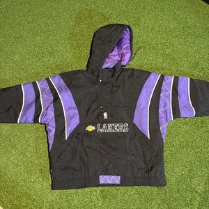 Vintage 90s Starter Los Angeles Lakers Pullover Jacket – XXL